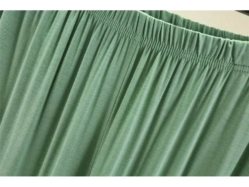 Pánské letní volné modální kalhoty - Lehké, všestranné, s vysokým pasem, široké pyžamové kalhoty s kapsami