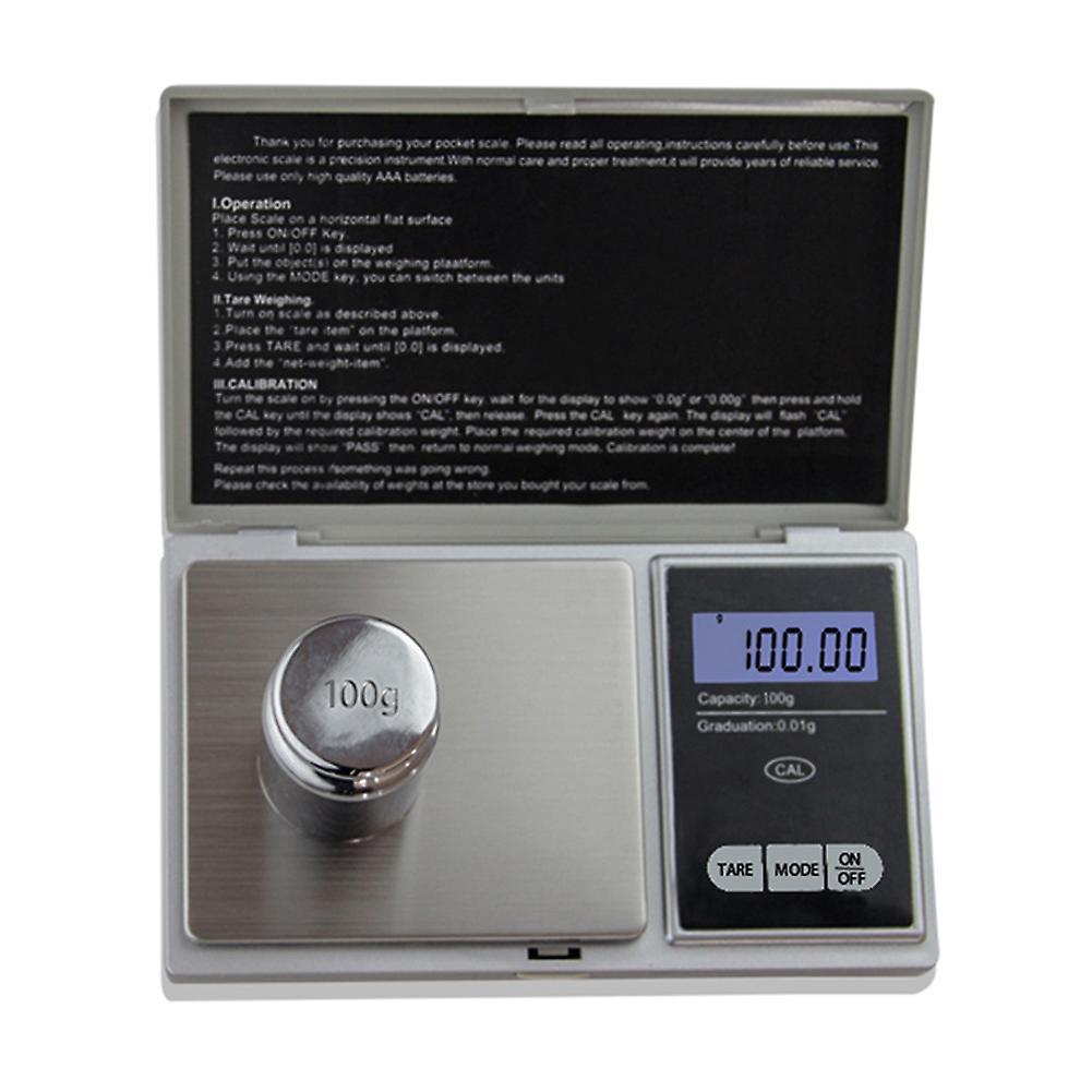 Mini Digital Gram Scale 100g by 0.01g Precision Pocket Food Scale Jewelry Scale Kitchen Scale New