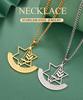 Dawapara Hebrew Hexagram Necklace Israel Defense Forces IDF Symbol Pendant Stainless Steel Jewelry Hanukkah Gift