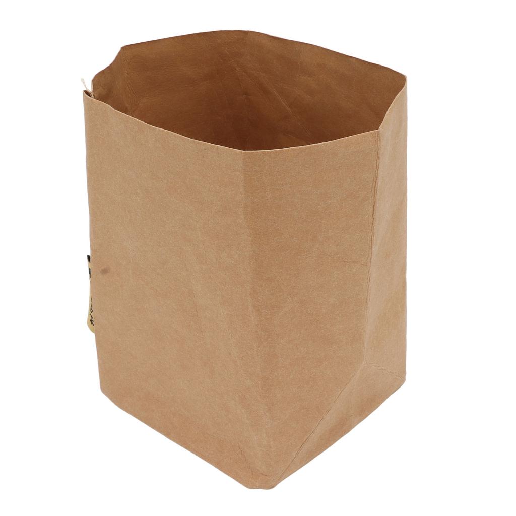 Washed Kraft Paper Bag Waterproof Flowerpot Food Storage Bag for Holding Food Fruits Vegetables