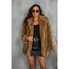 Autumn and winter women's toka fur collar coat coat artificial fur imitation fur coat
