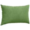 Sofa Cushions 2 Pieces Light Green 50 X 30 Cm Cord Fabric