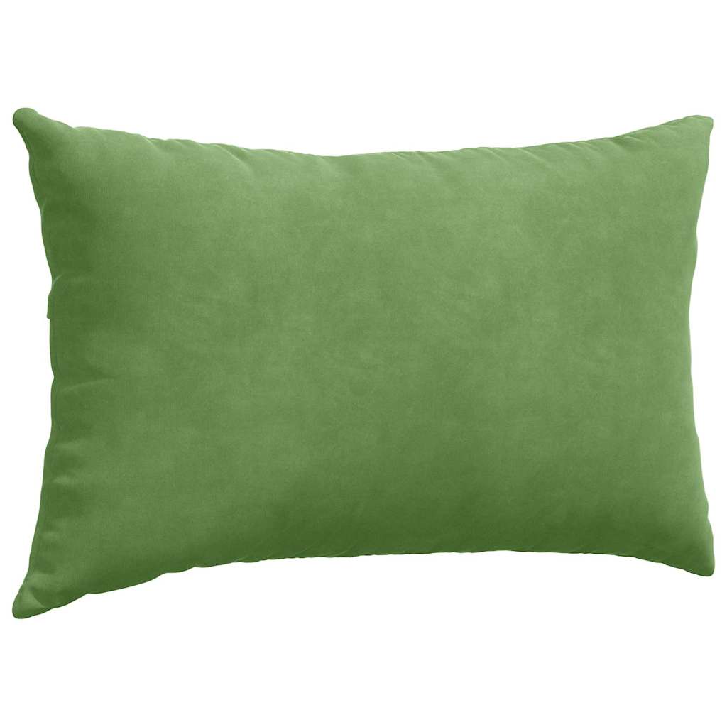 Sofa Cushions 2 Pieces Light Green 50 X 30 Cm Cord Fabric