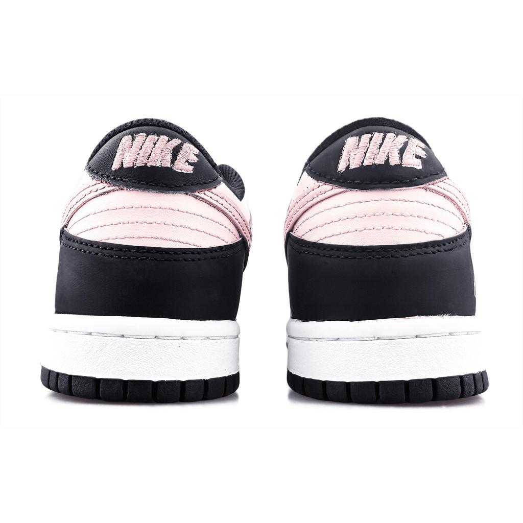Nike Dunk Abrasion Resistant Low top Skateboard Shoes Women's Black Pink DD1391-100(Team1108-S-BOX)
