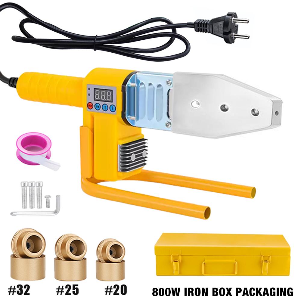 220V Pipe Welding Machine 800W/1000W Pipe Welding Iron PB/PP/PE/PPR Pipe Welding Tools, Home Water Pipe Plastic Welding Tools