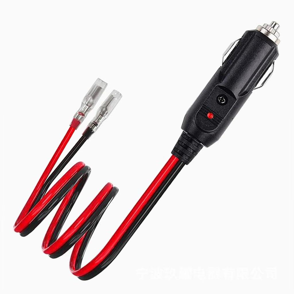 ALLVD Replacement Car /24V Cigarette Lighter Plug and Lead Wire and Wiring Single Head