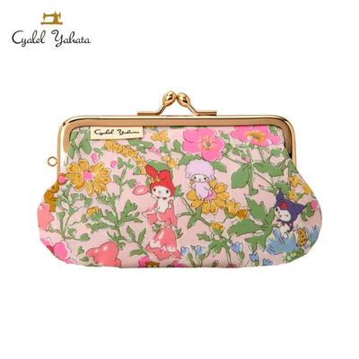 Sanrio Characters Liberty Fabrics Mini Clasp Pouch (Flower) NEW