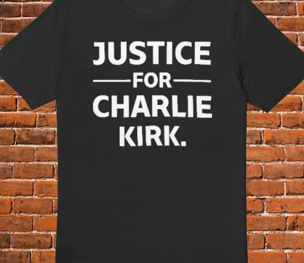 

Charlie Kirk Justice For CK Freedom Black T shirt tee Turning Point RIP 3XL
