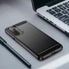 For Samsung Galaxy A17 Case Protective Phone Cover Carbon Fiber Texture Brushed