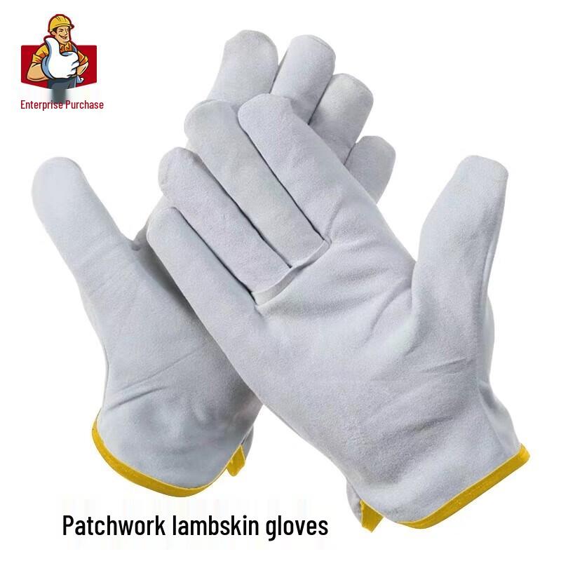 Welder s Heat-Resistant Lambskin Gloves