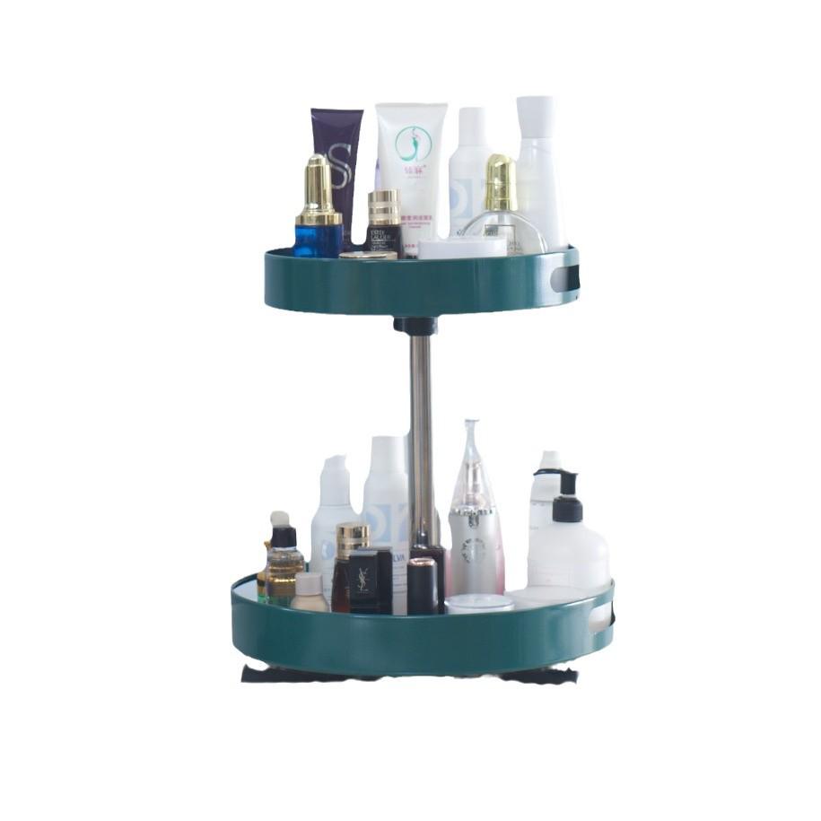 360° Rotating Spice Rack – Kitchen Storage Shelf for Seasonings and Flavors