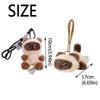 Soft Simulation Cat Plush Toy Cute Cartoon Cat Plush Keychain  Birthday Gift