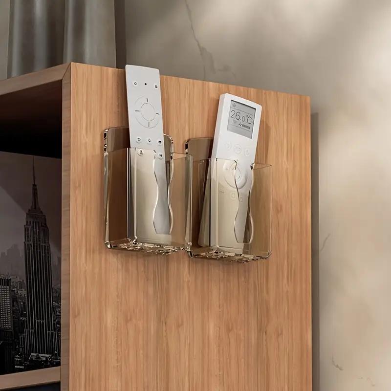 Wall-mounted Punch-free TV Air Conditioner Remote Control Wall Hanging Box Storage Box Storage Bracket Bedside Wall Hanging Storage Rack Rack
