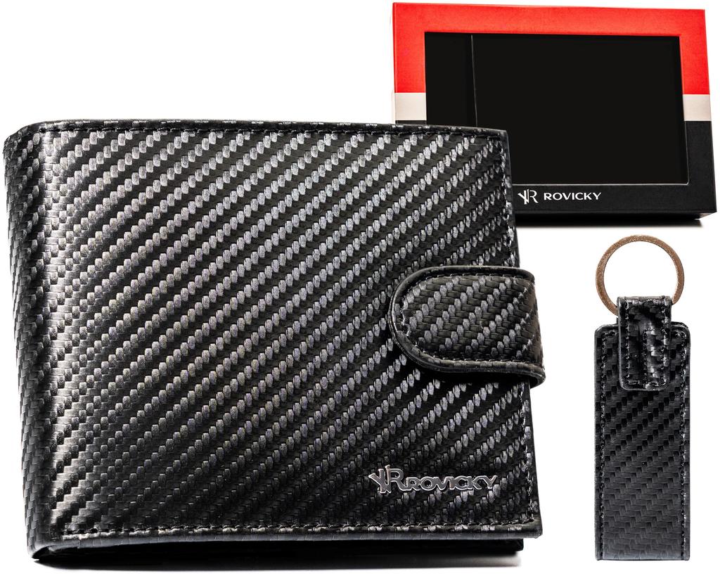 Men's gift set with a stylish leather wallet - Rovicky
