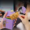 Zipper Coin Purse Crossbody Leather Bag Wallet Case for Samsung Z Flip 6FE 6 4 5 3 Neckstrap Shoulder Strap Card Holder Cover