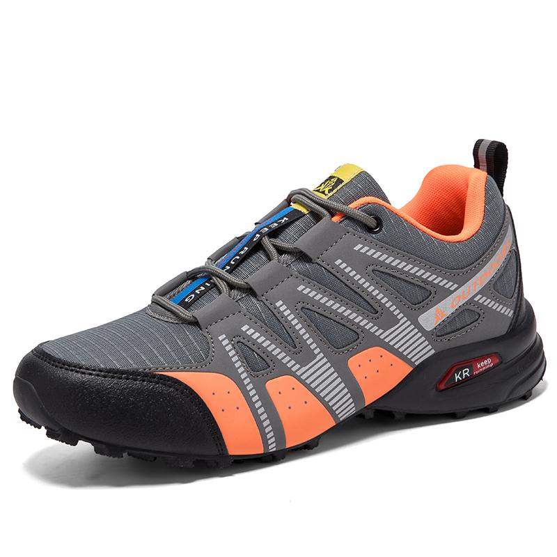 Men's Outdoor Cycling Sports Shoes Waterproof Non-slip Outdoor Sports Shoes Outdoor Hiking Camping Shoes Tactical Training Shoes