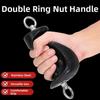 Non-Slip Tricep Rope Handle Rubber D-Handle Grip Lat Pulldown Bar  Fitness Equipment Accessories