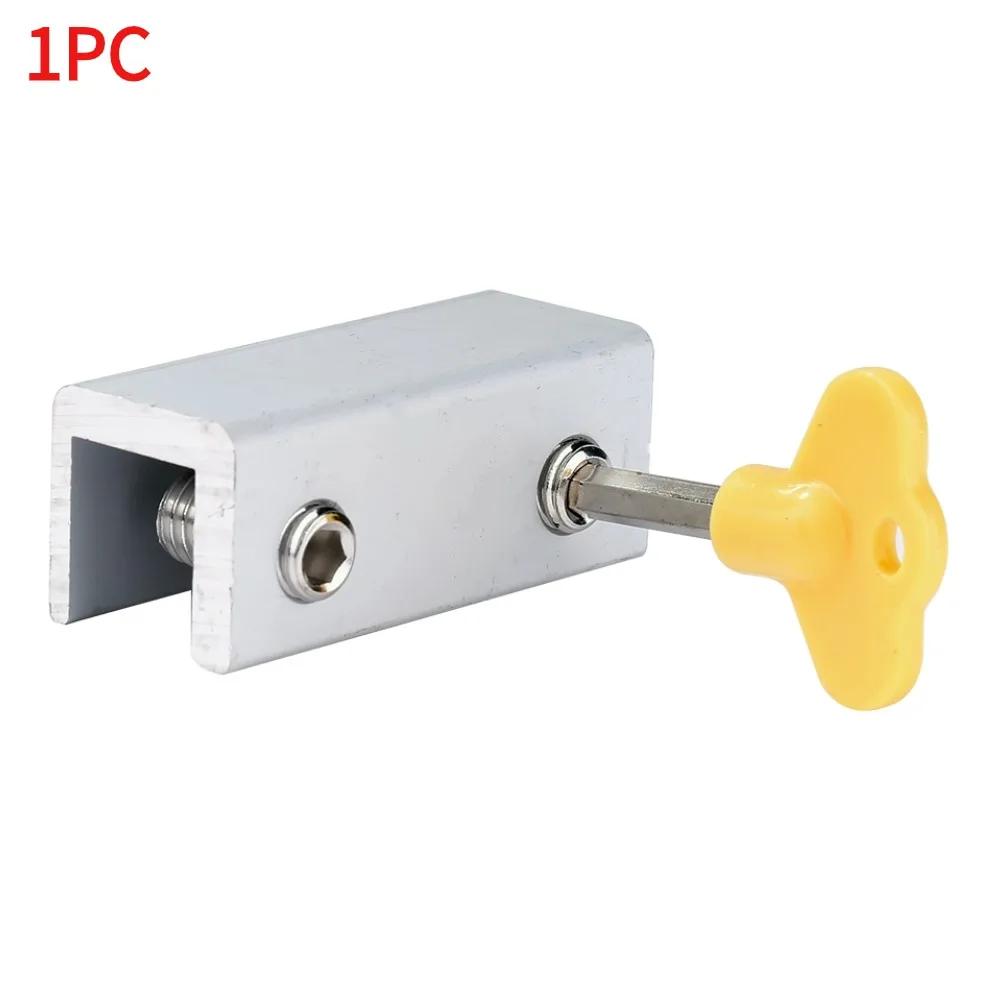 1-10PCS Adjustable Window Lock Stopper Safety Locks Restrictor for Baby Kids Non Punch Sliding Door Window Limit Lock Hardware