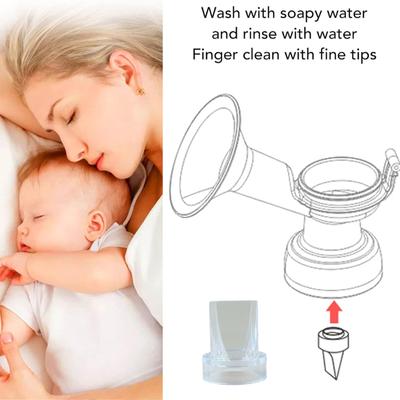 Effective Silicone Breast Pump Attachment Duckbill Valves Rubber Valves Prevent Milk Backflow & Enhances Efficiency