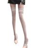 Red stockings half-length knee stockings female sexy black silk high stockings lace mesh socks emotional white silk thigh socks