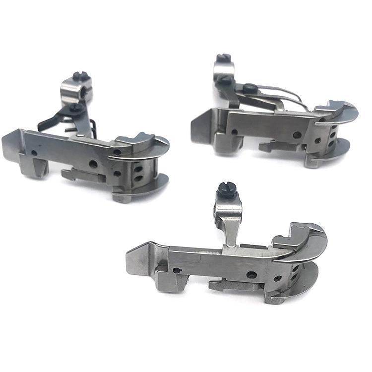 Four-Line Adjustable Like Rib Presser Foot Sewing Machine Swimsuit Pull Neckline Rubber Strip Presser Foot 4-Line Overedger Pres