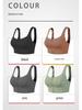 High Support Front Zipper Shockproof Yoga Bra for Running