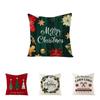 Luxurious 18" Christmas Cushion Cover For Home And Sofa Decor In Soft Cotton Linen