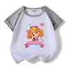 Paw Patrol Girls' Stylish Summer Outfit Set – 2022 Fashionable Short-Sleeve Two-Piece for Small & Medium Children
