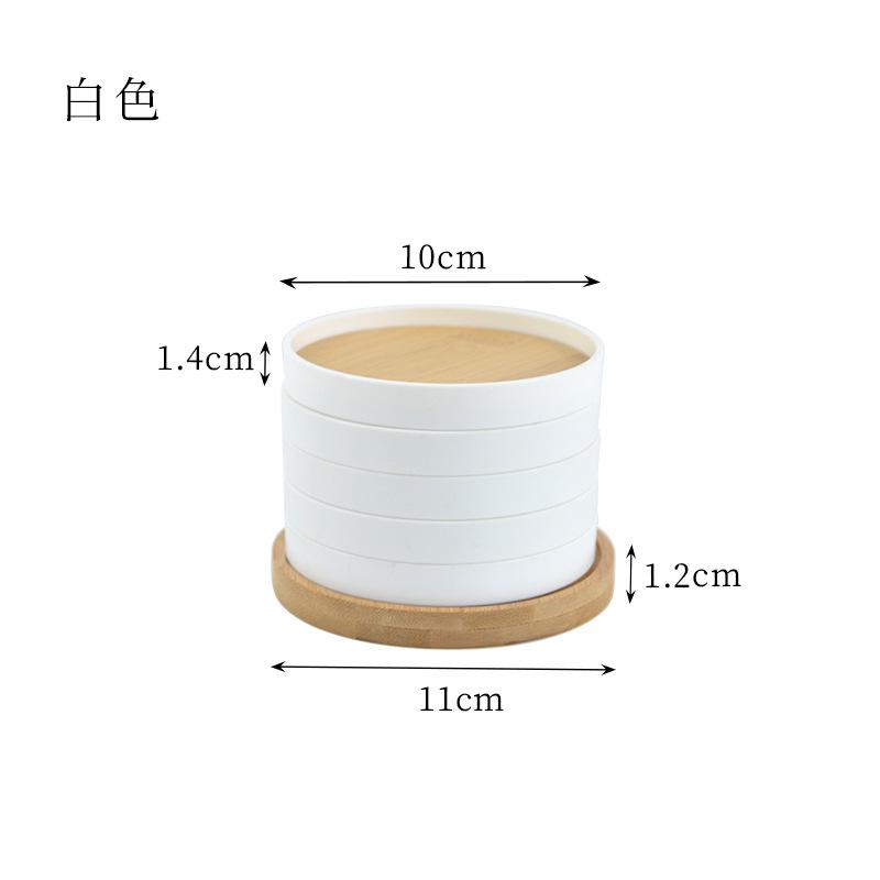 Tischsets aus Bambus im japanischen Stil, Hitzebeständige Untersetzer für Schüsseln und Tontöpfe, Haushalt