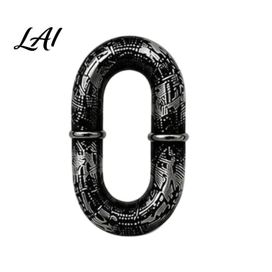 Small Pet Training Lead Big Chain Dog Leash Oversized Faux Metal Plastic Lightweight Birthday Gift for Owners Walking with Handle Puppies Cats