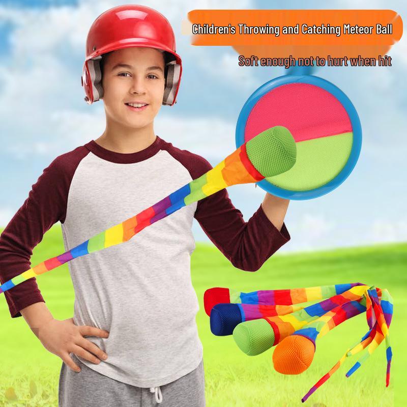 Cross-border Rainbow Sandbag Meteor Ball for Kids - Sensory Training & Sports Equipment for Kindergarten