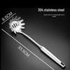 304 Stainless Steel Kitchen Tool Set: Spatula, Soup Ladle, Wok Spatula, Strainer, and Spoon - Anti-scalding, Thickened Design.