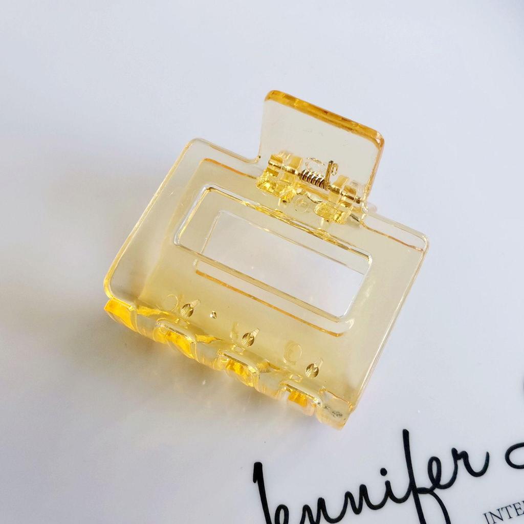 Koreanische Internet-Berühmtheit, hohle quadratische Haarspange für Frauen – schlichtes Haar-Accessoire