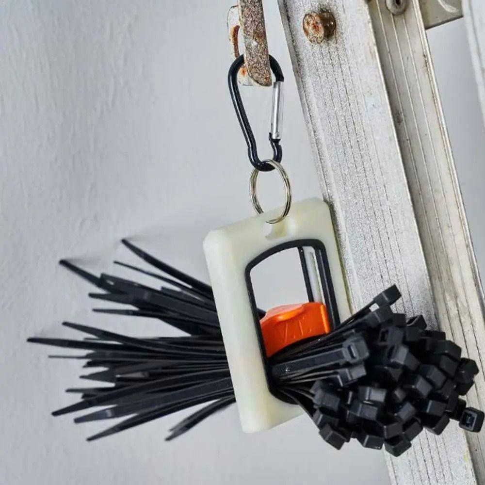 Reusable Cable Tie Organizer Fluorescence Zip Tie Cable Fasteners  Cable Tie Storage Tool