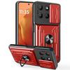 For Motorola Moto G15 4G Case PC+TPU Kickstand Phone Back Cover with Camera Slider