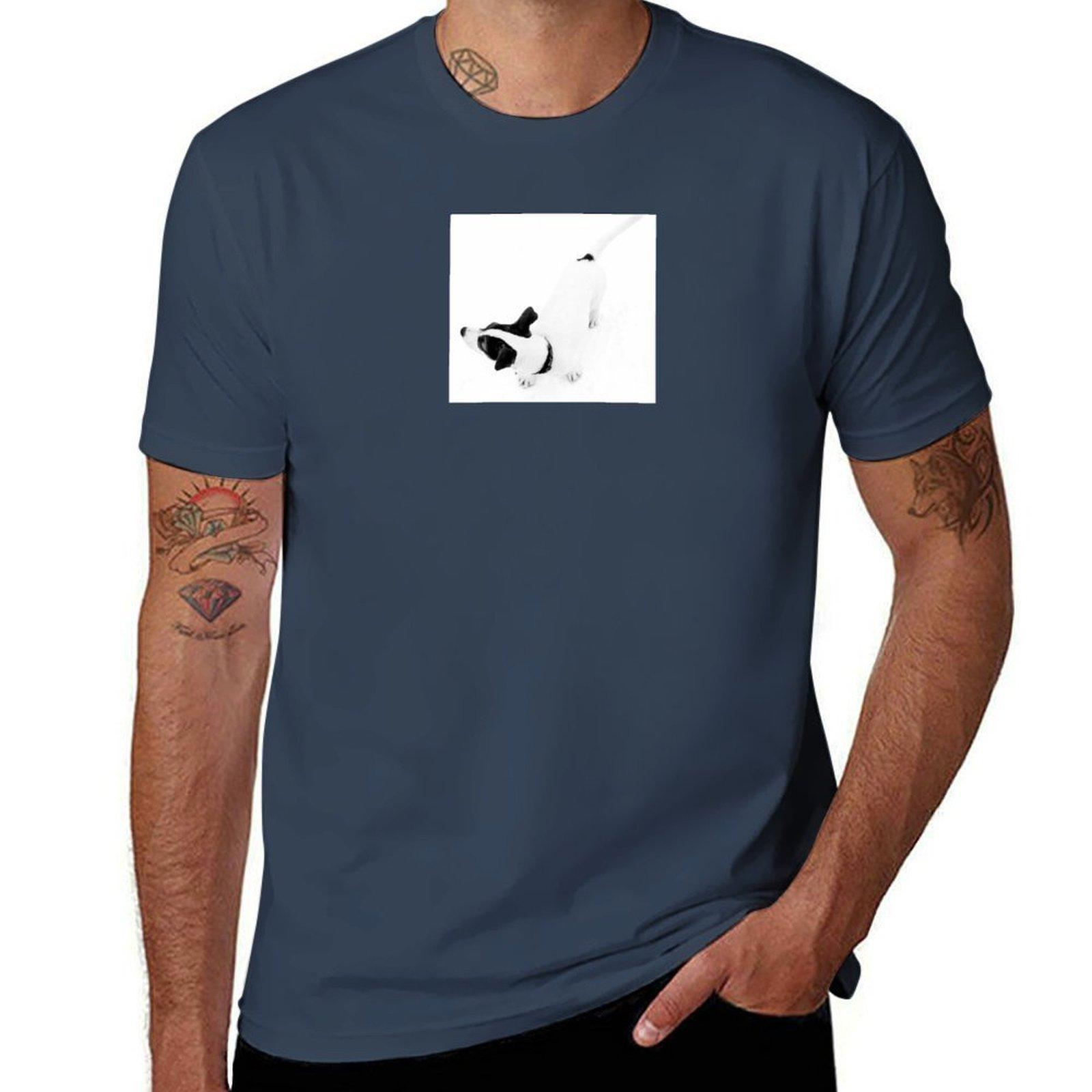 Snow Dog TShirt Comfortable Work Wear Tee S