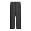 & Kin Tropical Wool Callum Trouser Carbon Men Bottoms Black KHM060862-016