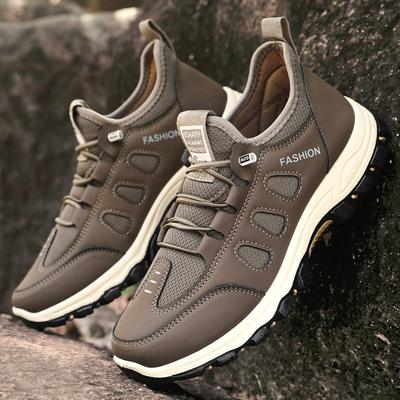 Chaussures Printemps pour hommes nouvelles chaussures de randonnée d'extérieur résistantes à l'usure et antidérapantes chaussures de sport respirantes et anti-odeurs pieds grandes tailles chaussures pour hommes