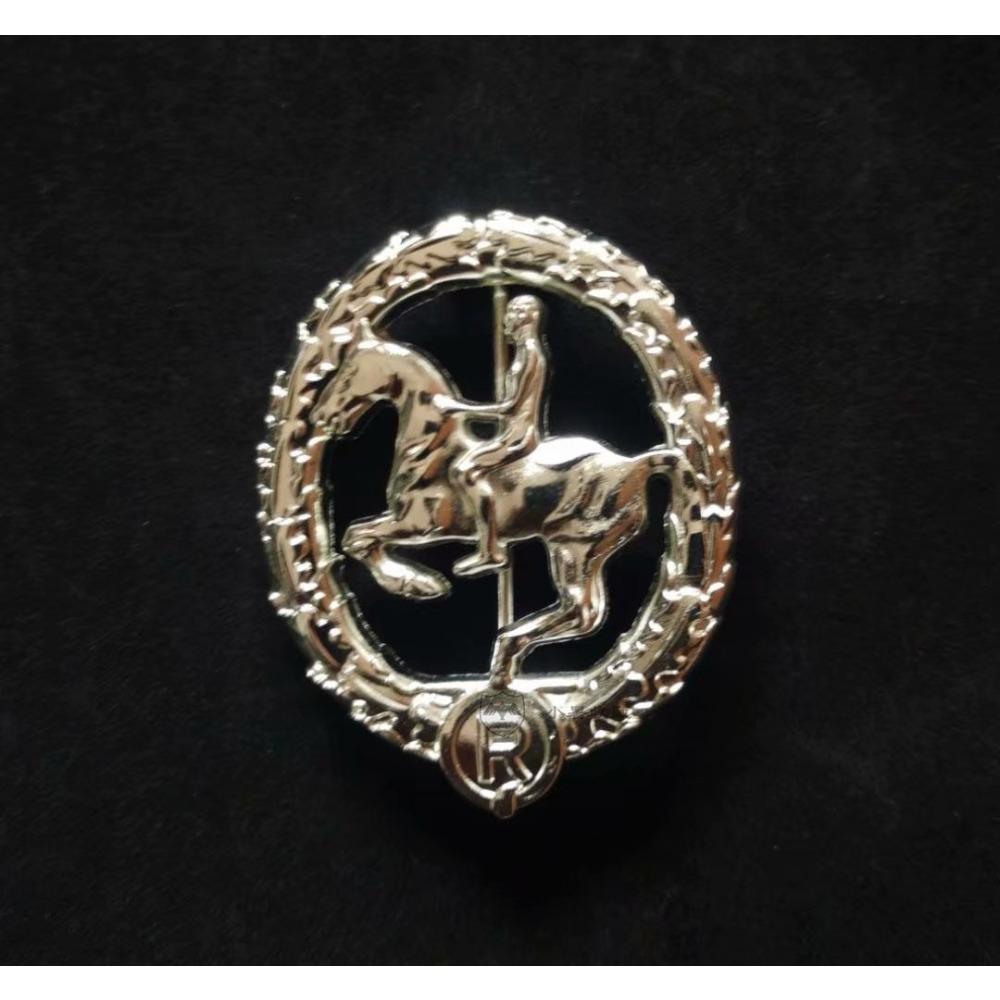 Gold, Silver and Bronze Equestrian Classic Badges from European National Collections German Commemorative Medals