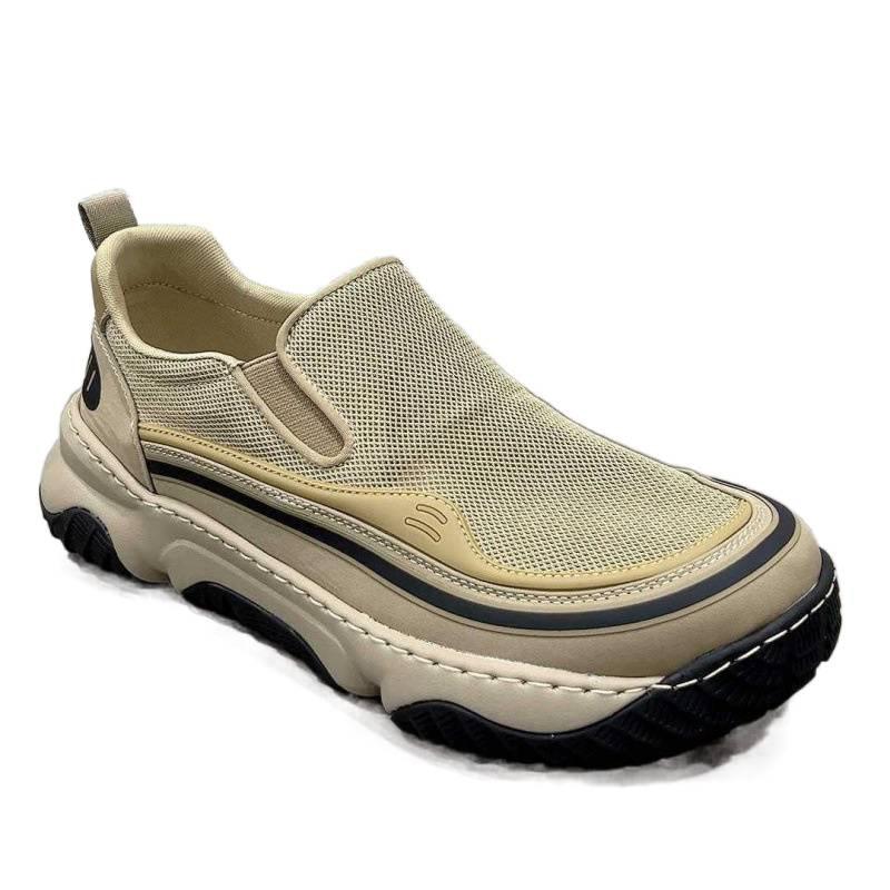 Scarpe Tela Autunnali Traspiranti Seta Ghiacciata Suola Morbida Pigre Leggere Sottili Casual Sportive Tendenza