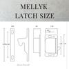 MELLYK RV Drawer Latch, 10 LB Pull Force Holder for RV Cabinet Doors with Mounting Screws, 4 Pack Rv Drawer Latches and Catches, Grabber Catches,
