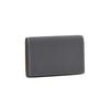 BONAVENTURA Business Card Case with Sleeve, Shrink Leather [Charcoal X Azalea], European-Grade Genuine Leather, Gift, BBUT3-CGAP