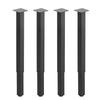 Adjustable Table Legs, 610-1016 Mm Square Steel Furniture Legs, 544 Kg Max Load Heavy Duty, Quick Installation, for Home Office Desk DIY, Coffee