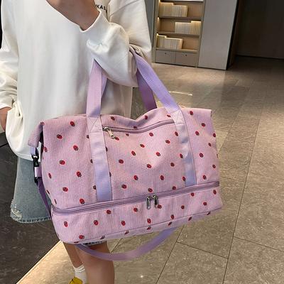 New Travel Bag Korean Version Large-capacity Luggage Storage Bag Independent Shoe Compartment Dry and Wet Separation Sports Fitness Boarding Bag