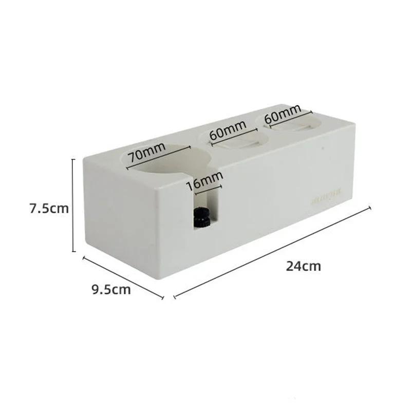 

Espresso Distributor Coffee Tamper Stand Support Base Rack Coffee Filter Holder Corner Barista Tools Coffee Distributor Barista белый