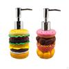 Distributeur de savon mignon en forme de beignet pour les mains pour salles de bain et plans de travail de cuisine