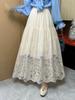 Embroidered Ethnic A-line Skirt for Autumn/Winter