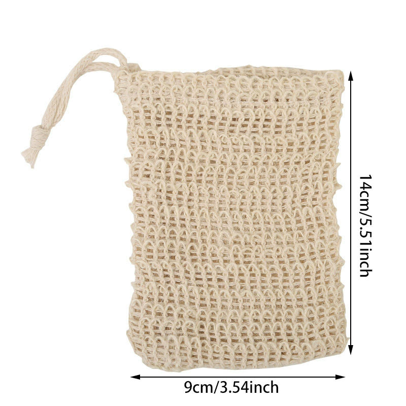 5Pcs Pocket Soap Foaming Net Small Foam Cleaning Toilet Soap Foaming Net Special Soap Net Bag Pure White Foaming Net