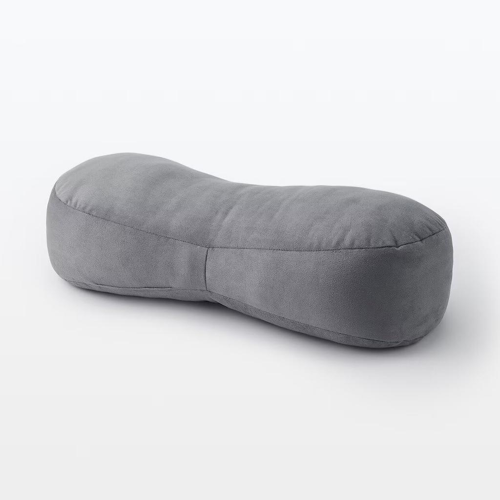 MUJI Soft Mini Cushion that can also be used as a Charcoal 49 x 22 x 83789732 Multi-purpose backrest, Gray, 15cm,