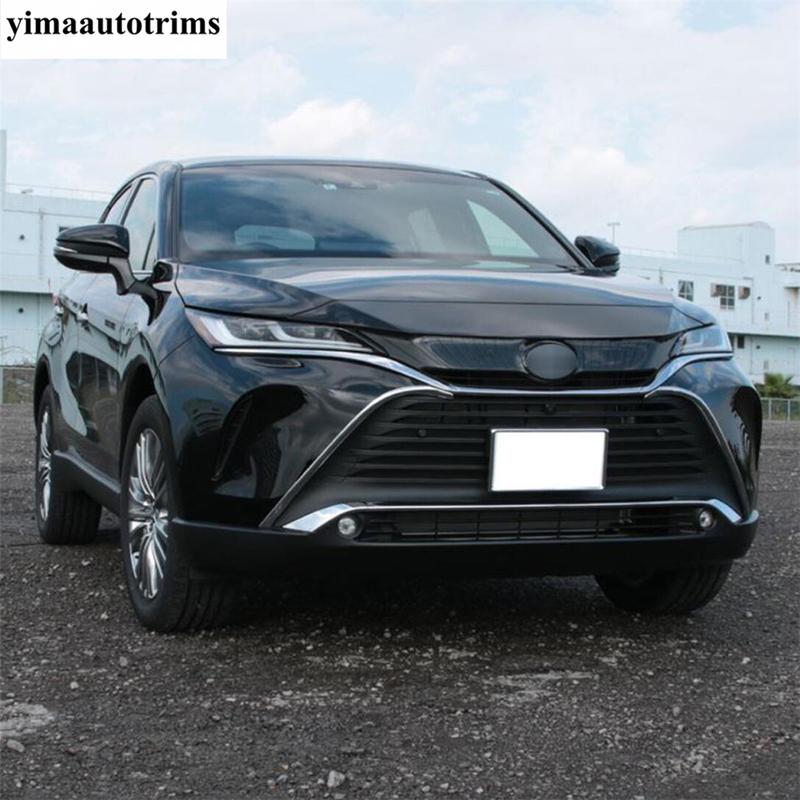 Striscia Decorativa Griglia Paraurti Anteriore Auto Copertura Finitura Accessori ABS Cromati Esterno Adatto Per Toyota Venza / Harrier - 2024